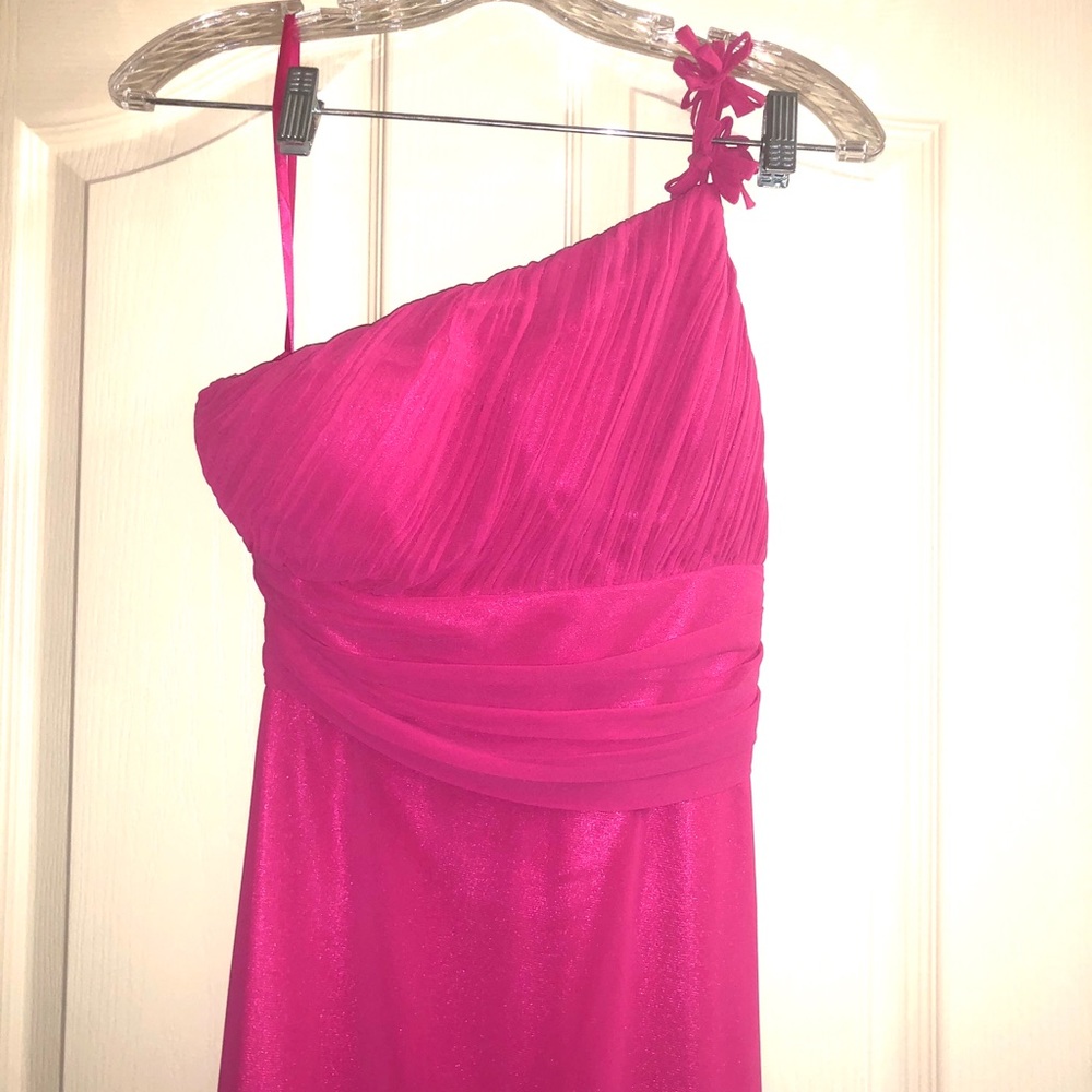 Ever pretty beautiful bright pink gown